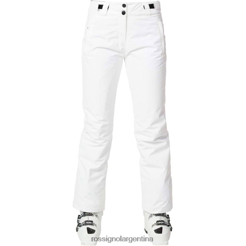 Rossignol mujer pantalones de esquí rápidos 82LVV6797 blanco fondos