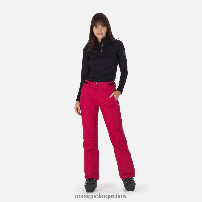 Rossignol mujer pantalones de esquí rápidos 82LVV6978 cereza fondos