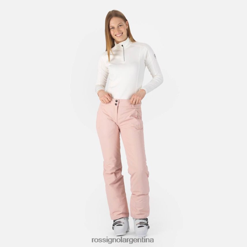 Rossignol mujer pantalones de esquí rápidos 82LVV6981 rosa empolvado fondos