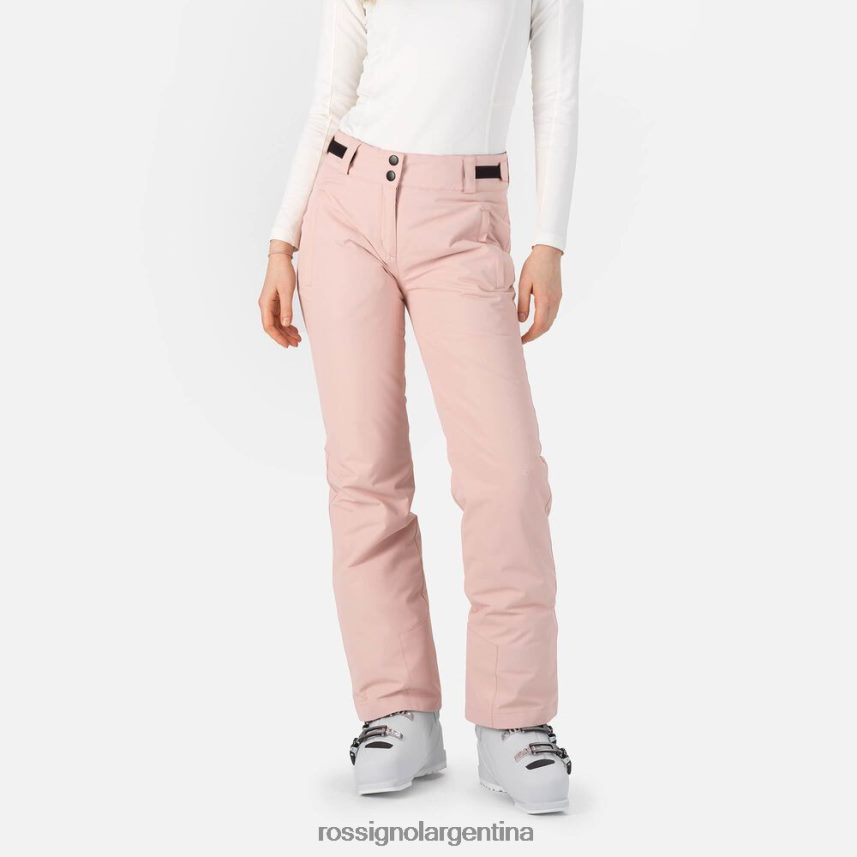 Rossignol mujer pantalones de esquí rápidos 82LVV6981 rosa empolvado fondos