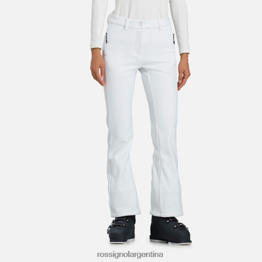 Rossignol mujer pantalones de esquí softshell 82LVV61036 blanco fondos