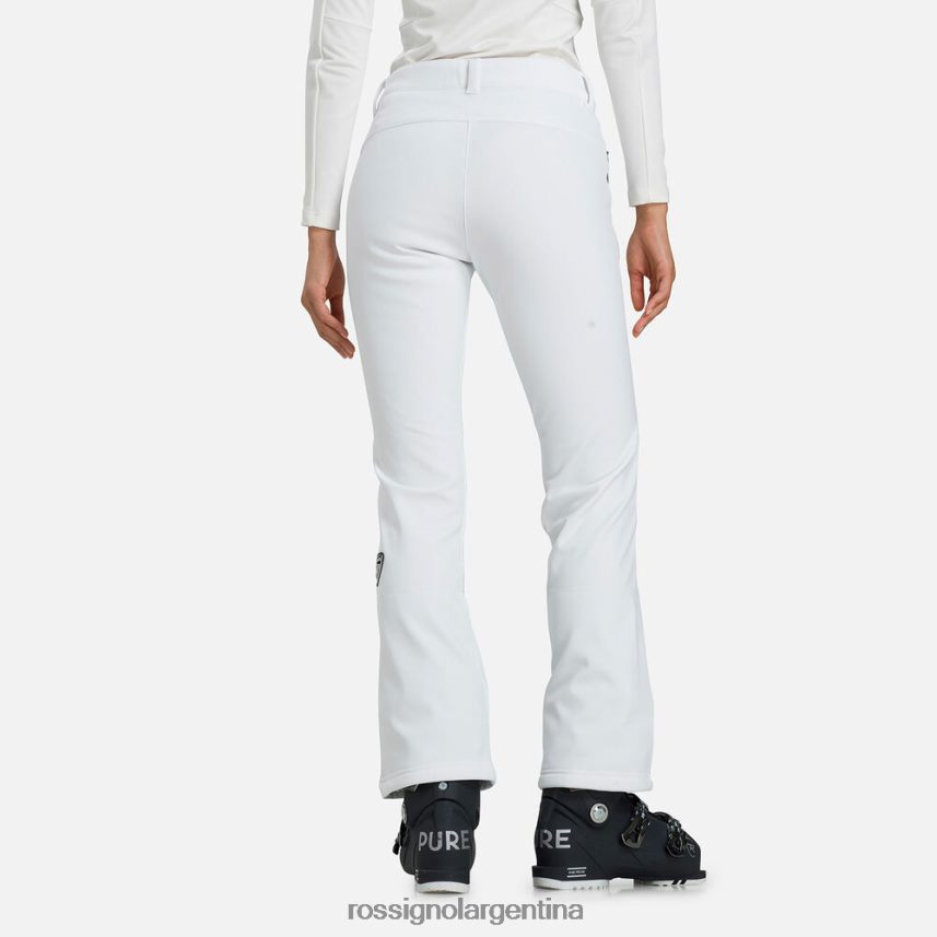 Rossignol mujer pantalones de esquí softshell 82LVV61036 blanco fondos