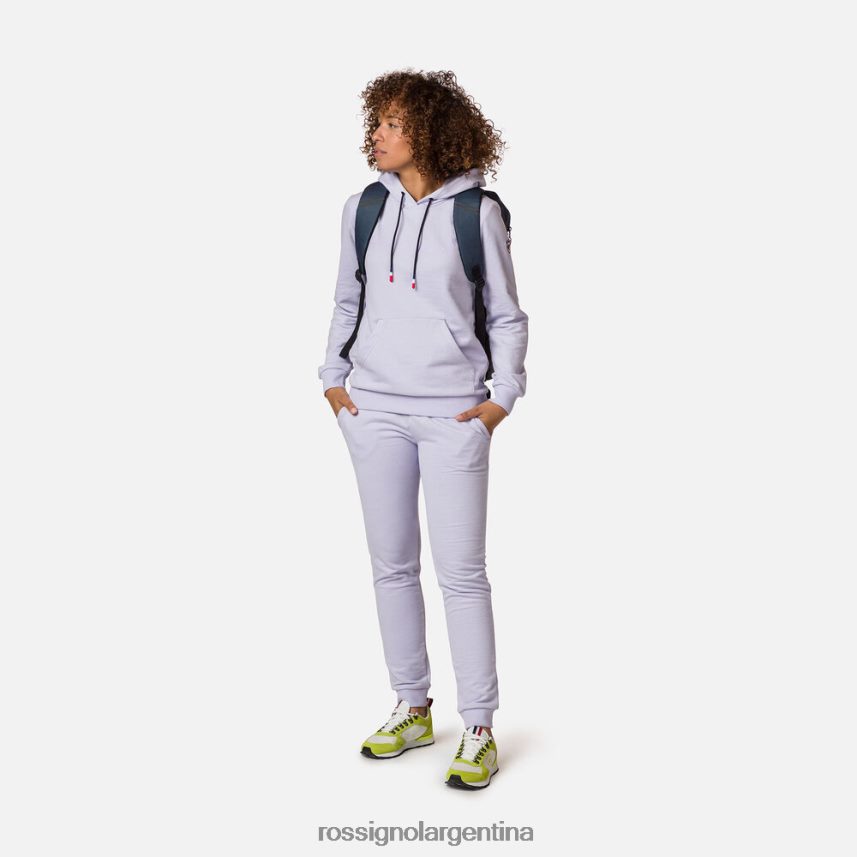 Rossignol mujer pantalones deportivos de algodón con logo 82LVV6965 gris lavanda fondos