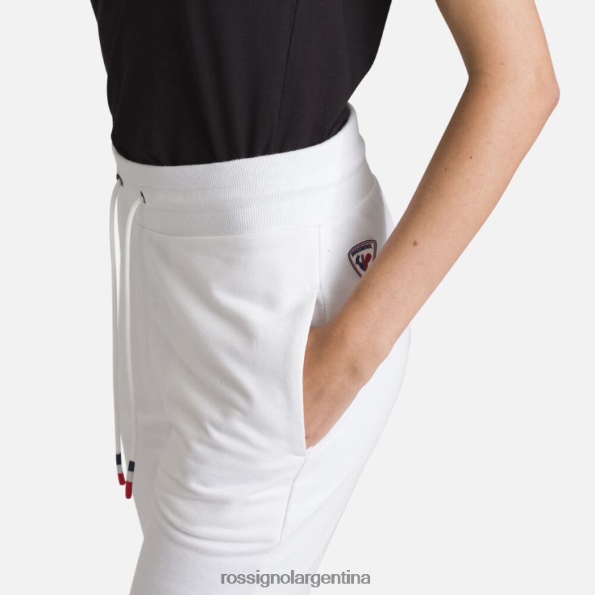 Rossignol mujer pantalones deportivos de lana con logo 82LVV6836 blanco fondos