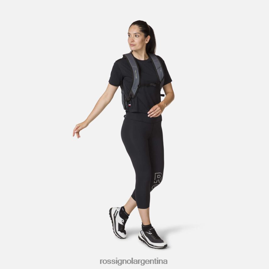 Rossignol mujer mallas elásticas para correr 3/4 82LVV6838 negro fondos