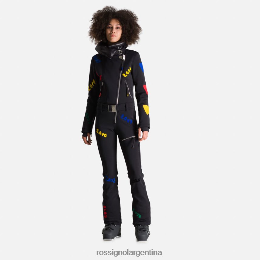 Rossignol mujer mono sublim jcc 82LVV61079 negro fondos