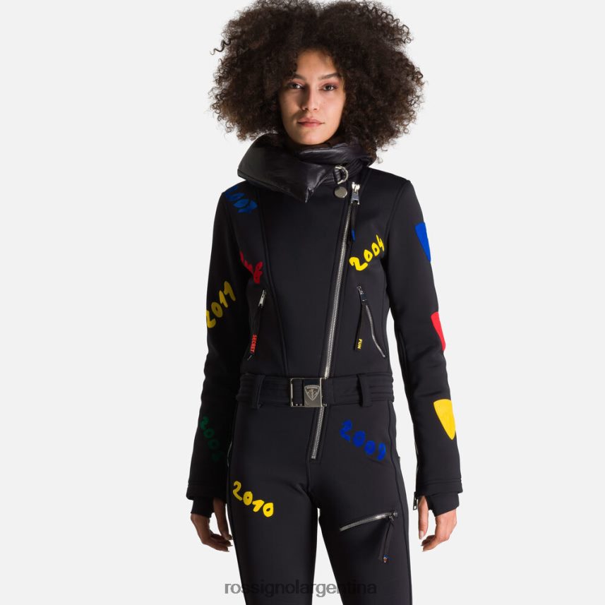 Rossignol mujer mono sublim jcc 82LVV61079 negro fondos