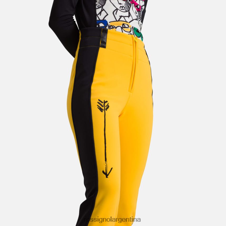 Rossignol mujer pantalones jcc brady suaves 82LVV61078 amarillo fondos