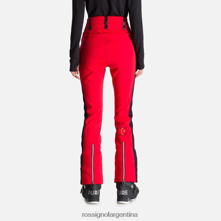 Rossignol mujer pantalones jcc brady suaves 82LVV61124 rojo fondos