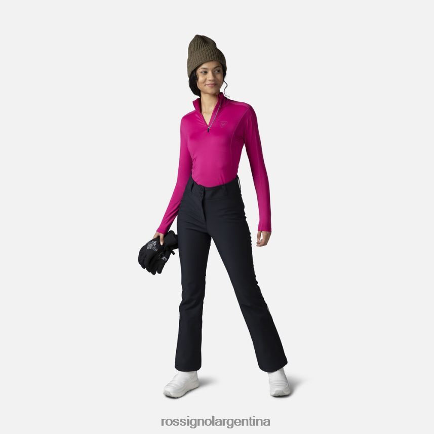 Rossignol mujer camiseta interior classique con media cremallera 82LVV61014 orquídea rosa tapas