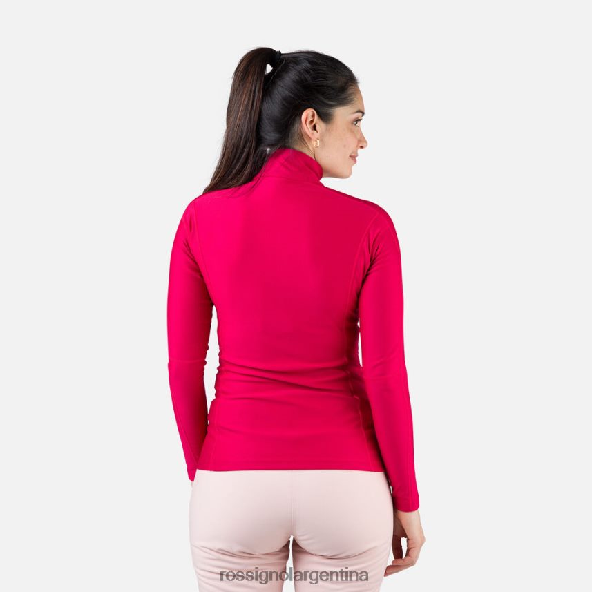 Rossignol mujer camiseta interior classique con media cremallera 82LVV6985 cereza tapas