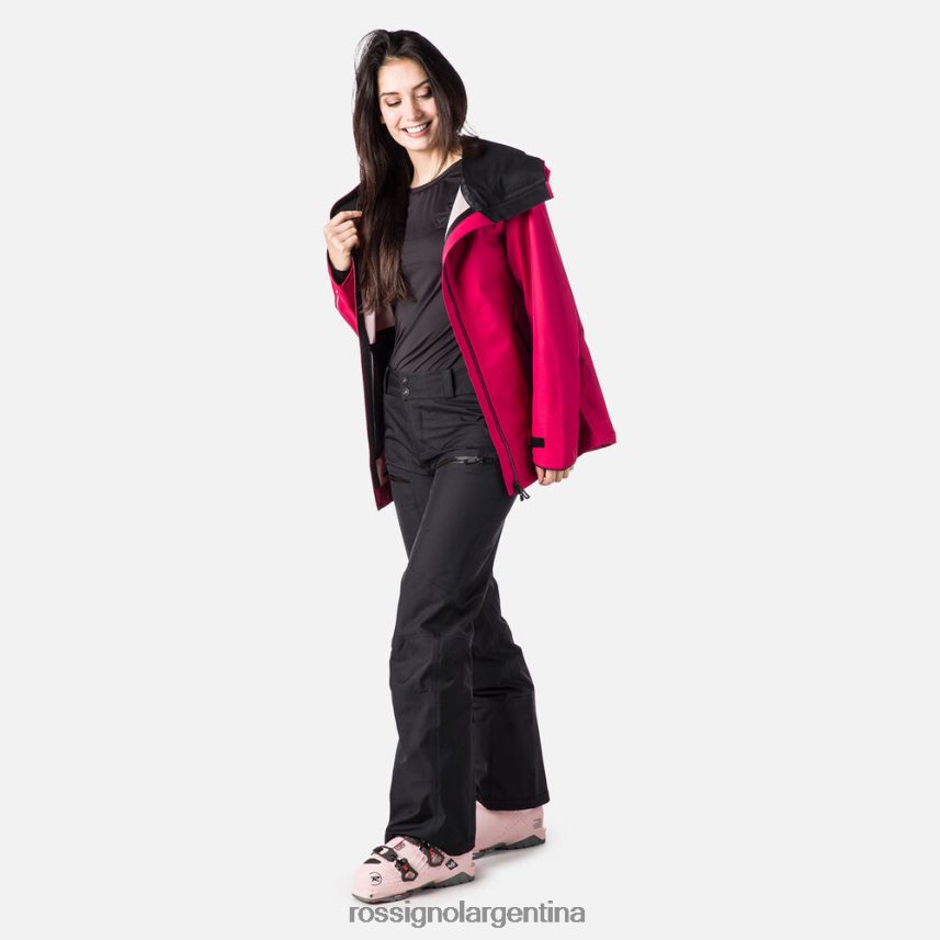 Rossignol mujer pantalones skpr de tres capas 82LVV6887 negro tapas
