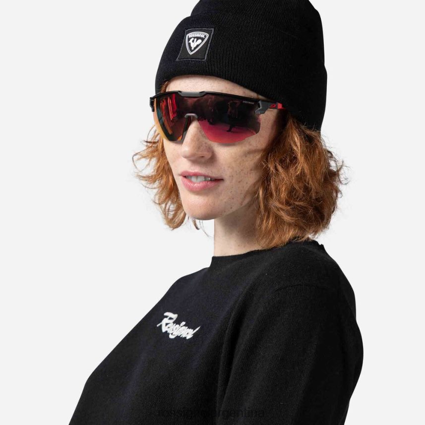 Rossignol mujer suéter de punto característico 82LVV6902 negro tapas