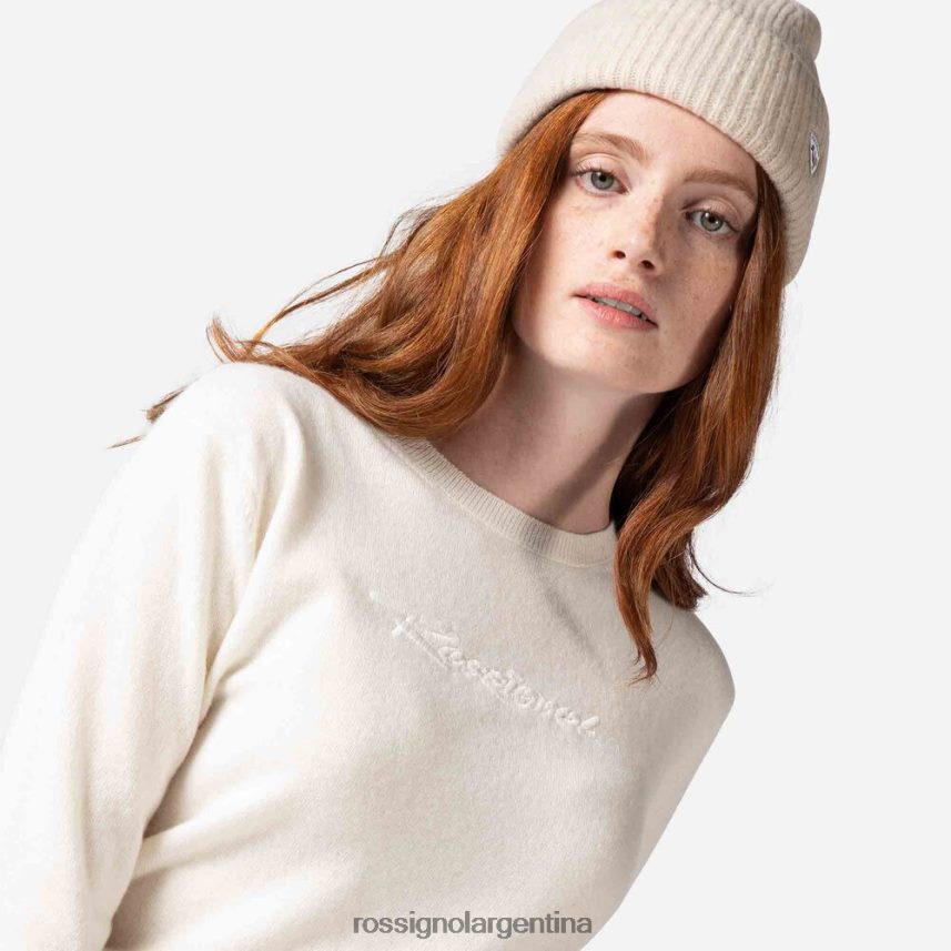 Rossignol mujer suéter de punto característico 82LVV6922 blanco tapas