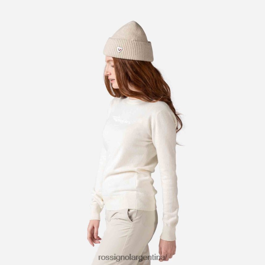 Rossignol mujer suéter de punto característico 82LVV6922 blanco tapas