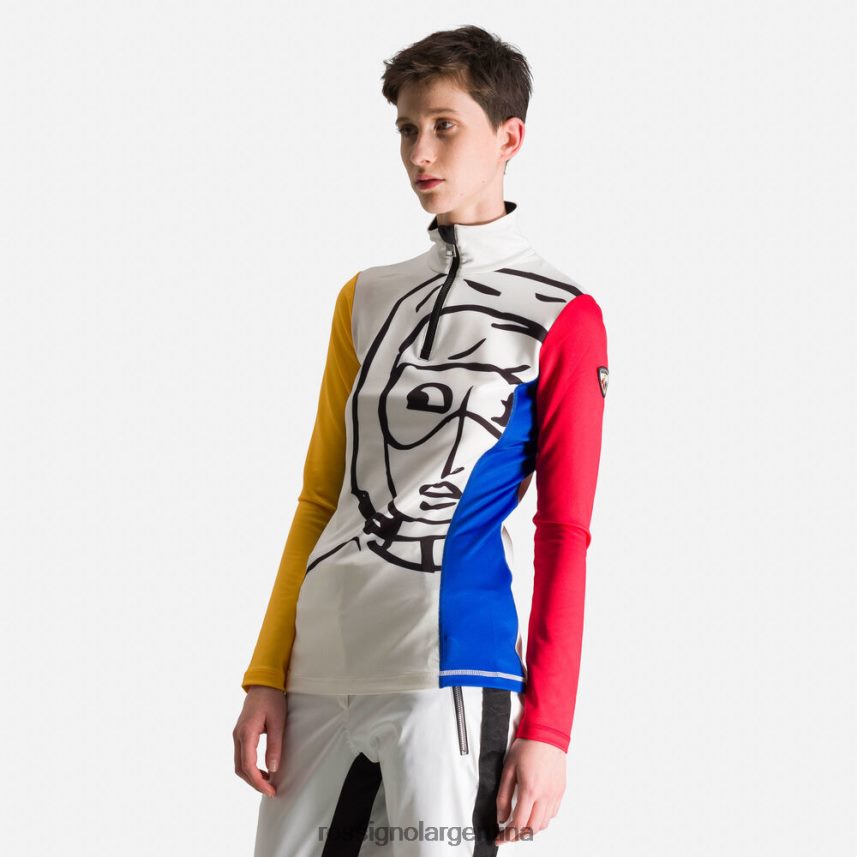 Rossignol mujer top jcc bessi con media cremallera 82LVV6765 multico tapas