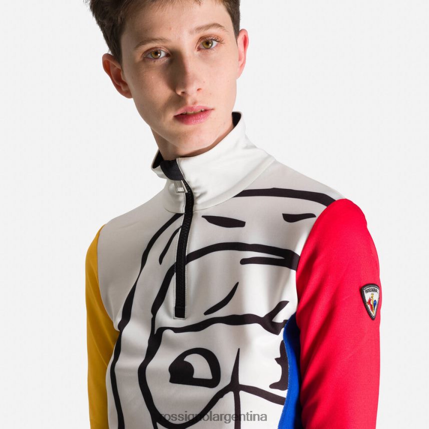 Rossignol mujer top jcc bessi con media cremallera 82LVV6765 multico tapas