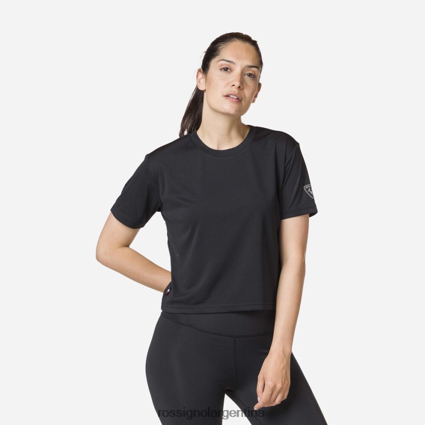 Rossignol mujer camiseta activa 82LVV6861 negro tapas
