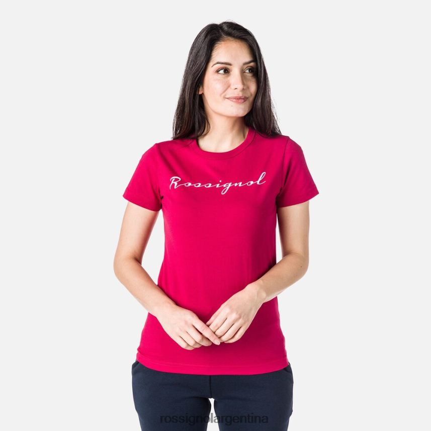 Rossignol mujer camiseta con logo 82LVV6850 cereza tapas