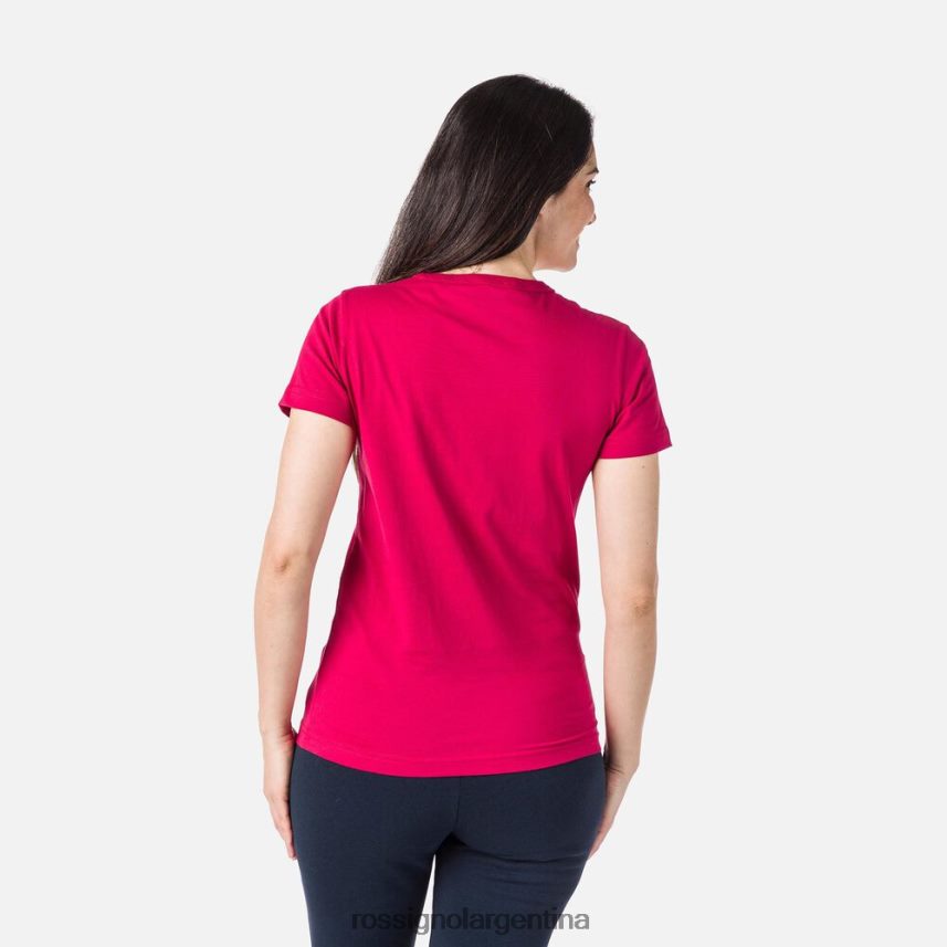 Rossignol mujer camiseta con logo 82LVV6850 cereza tapas