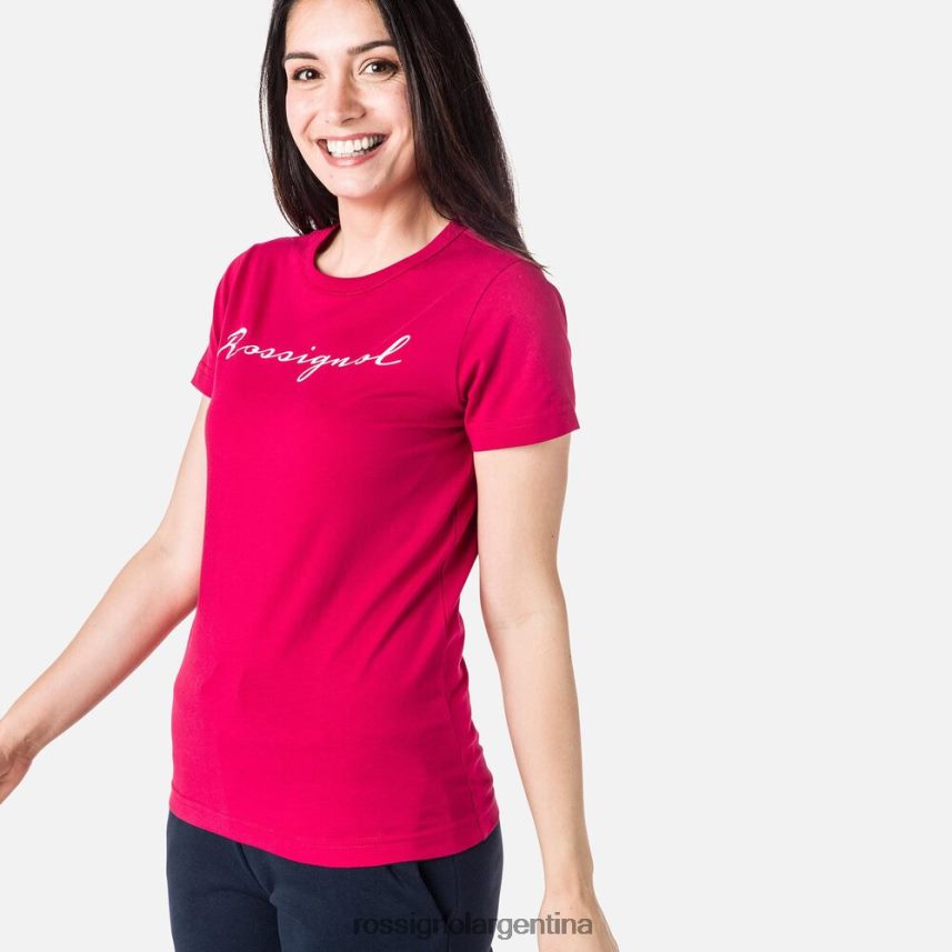 Rossignol mujer camiseta con logo 82LVV6850 cereza tapas