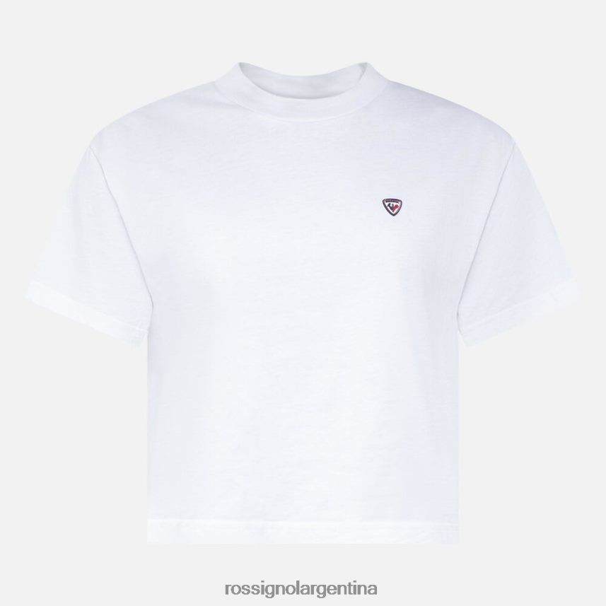 Rossignol mujer camiseta corta 82LVV6716 blanco tapas