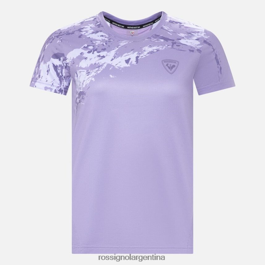 Rossignol mujer camiseta ligera 82LVV6764 gris lavanda tapas