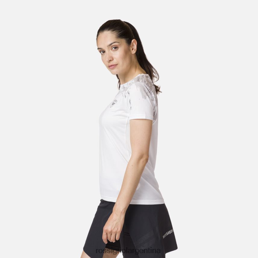 Rossignol mujer camiseta ligera 82LVV6841 blanco tapas