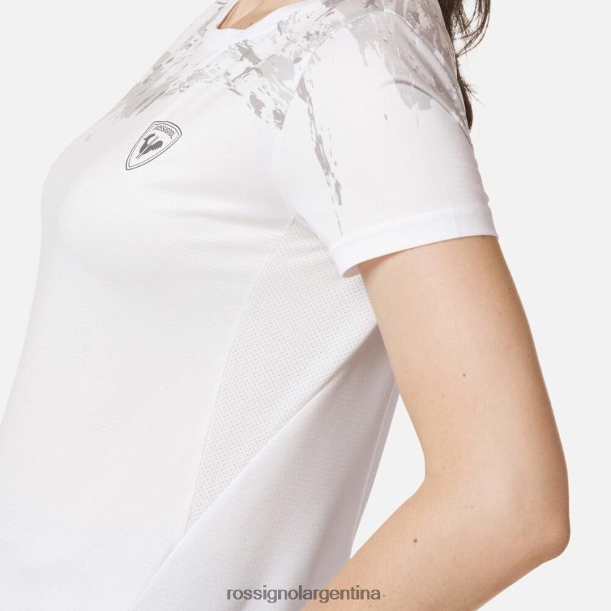 Rossignol mujer camiseta ligera 82LVV6841 blanco tapas