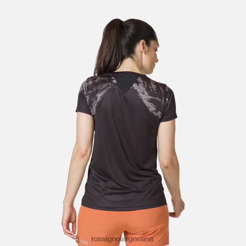 Rossignol mujer camiseta ligera 82LVV6876 negro tapas