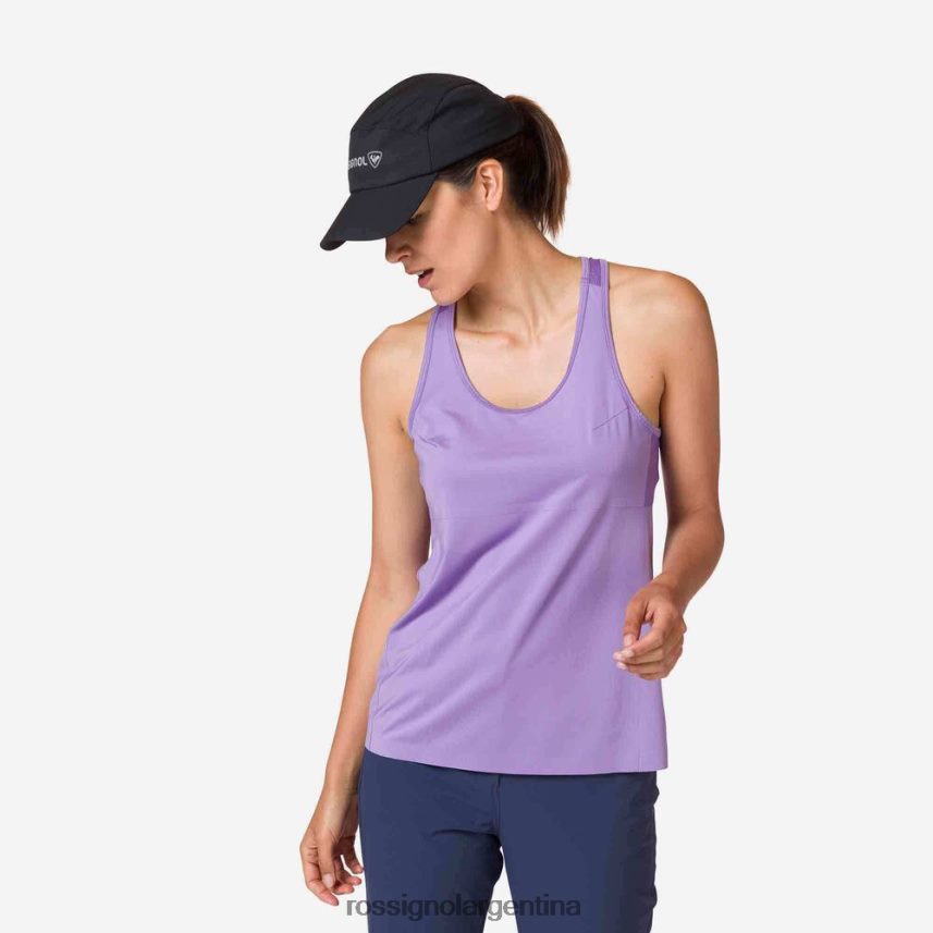 Rossignol mujer camiseta sin mangas tecnológica 82LVV6874 francéslila tapas