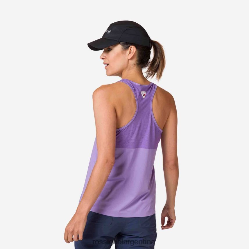 Rossignol mujer camiseta sin mangas tecnológica 82LVV6874 francéslila tapas
