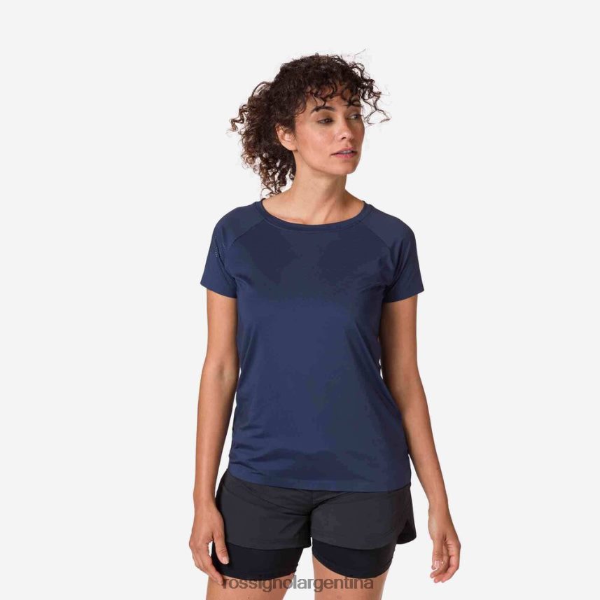 Rossignol mujer camiseta tecnica 82LVV6697 azul marino oscuro tapas