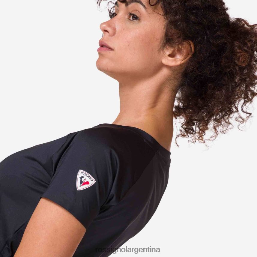 Rossignol mujer camiseta tecnica 82LVV6827 negro tapas