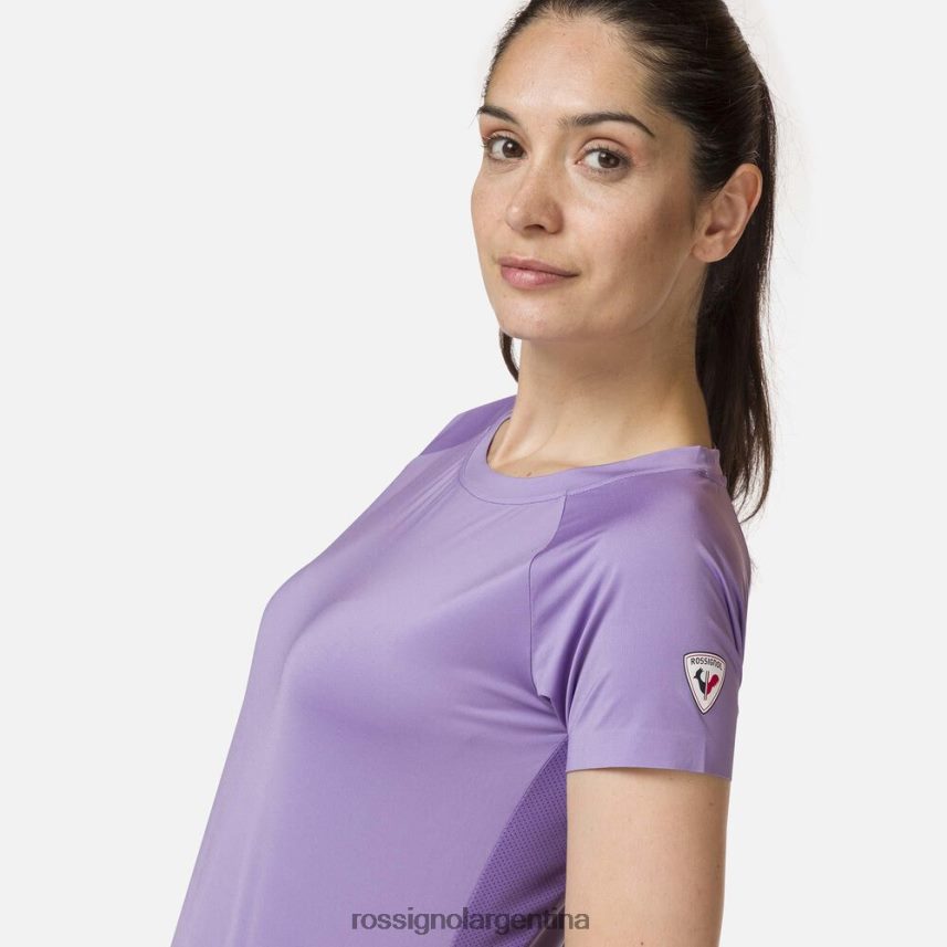 Rossignol mujer camiseta tecnica 82LVV6847 francéslila tapas