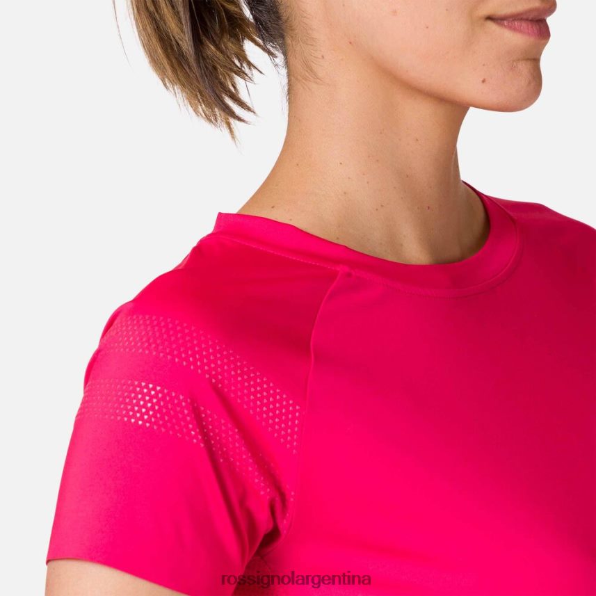 Rossignol mujer camiseta tecnica 82LVV6950 rosa caramelo tapas