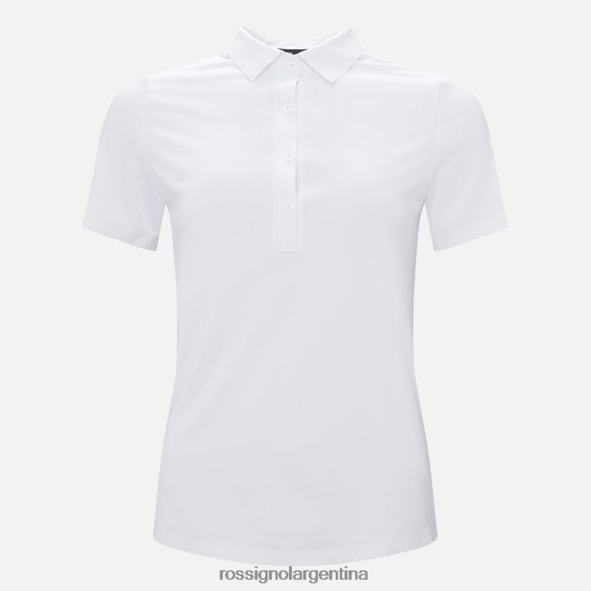 Rossignol mujer polo ligero y transpirable 82LVV6706 blanco tapas