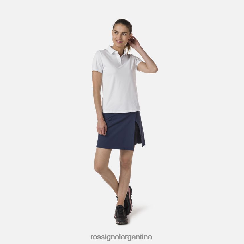 Rossignol mujer polo ligero y transpirable 82LVV6706 blanco tapas