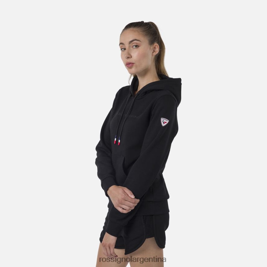 Rossignol mujer sudadera con capucha y logo 82LVV6910 negro tapas