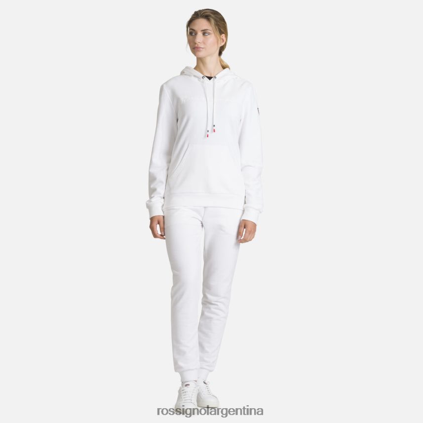 Rossignol mujer sudadera con capucha y logo 82LVV6931 blanco tapas
