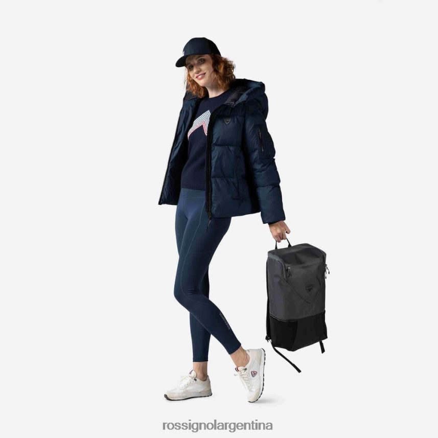 Rossignol mujer top de montaña con cuello redondo 82LVV6885 azul marino oscuro tapas