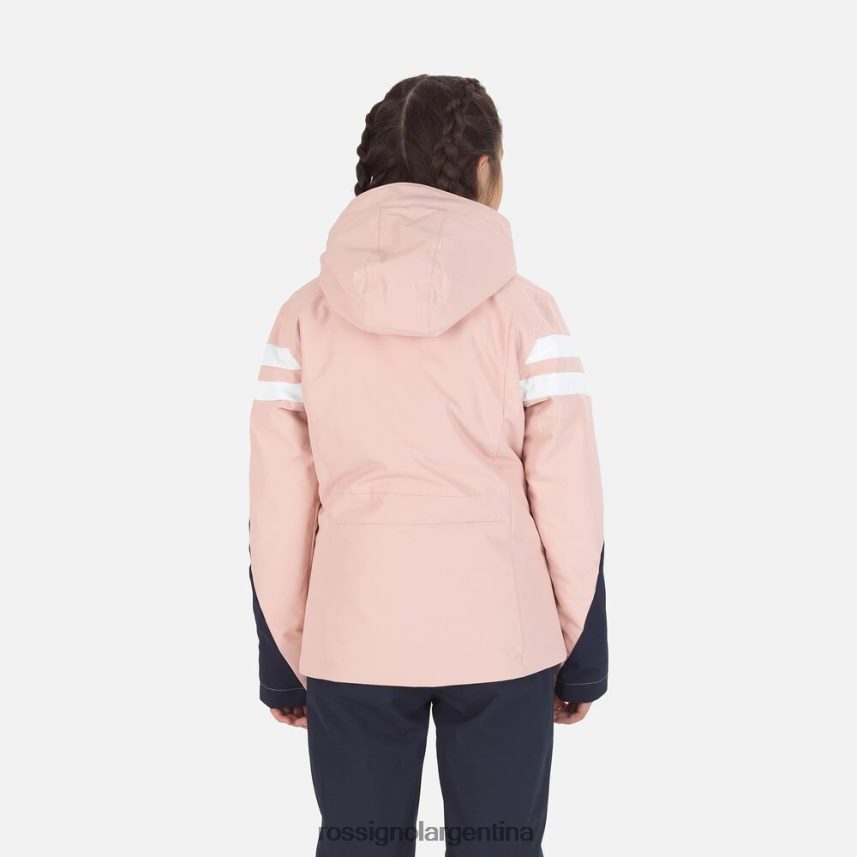 Rossignol chicas chaqueta de esquí 82LVV61217 rosa empolvado tapas