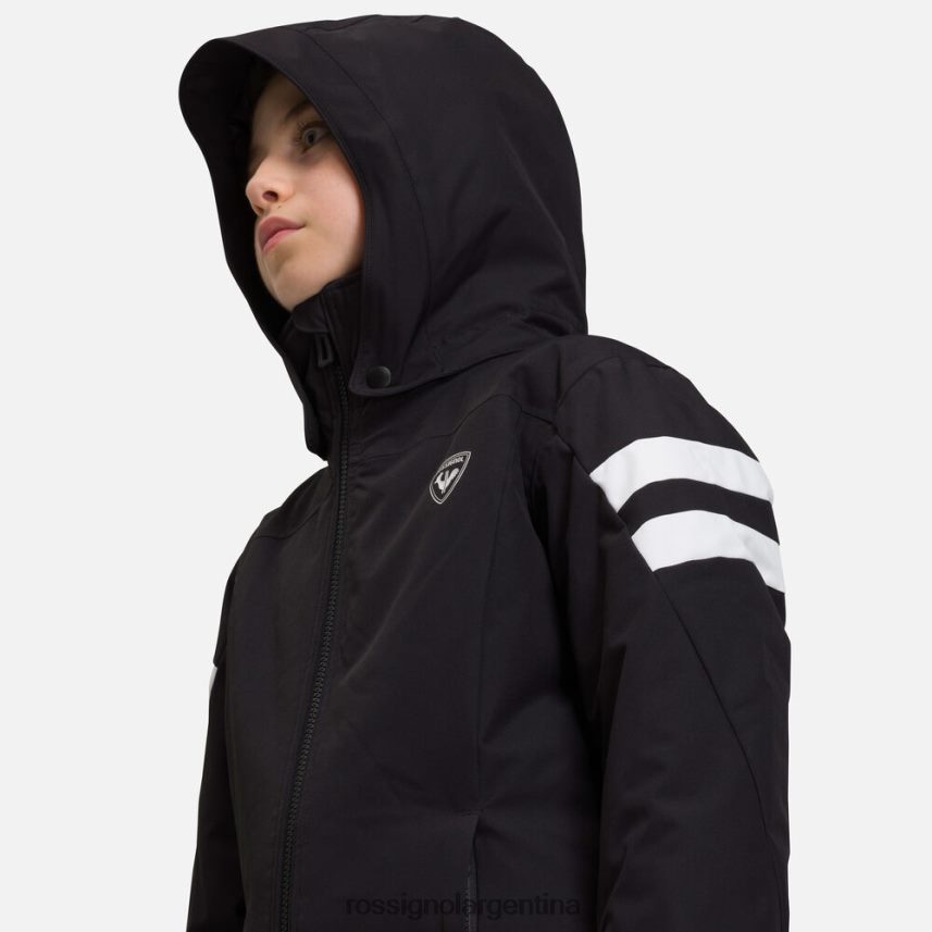 Rossignol chicas chaqueta de esquí 82LVV61236 negro tapas