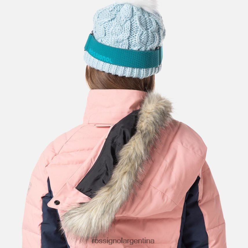 Rossignol chicas chaqueta de esquí de poliéster 82LVV61182 rosa cooper tapas
