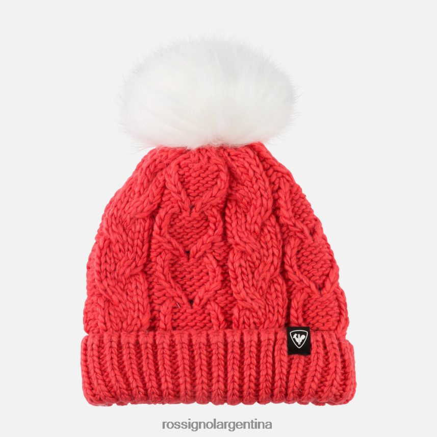 Rossignol chicas gorro de piel ósea 82LVV61204 ascensor rosa accesorios