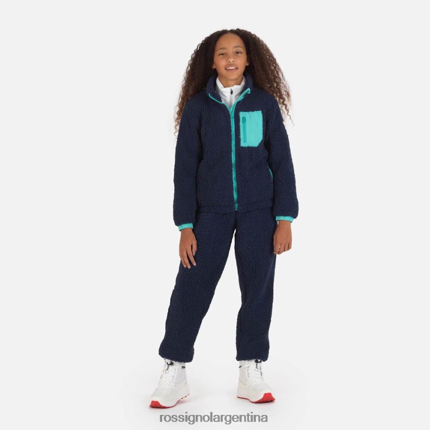 Rossignol jóvenes chaqueta de lana 82LVV61147 azul marino oscuro tapas