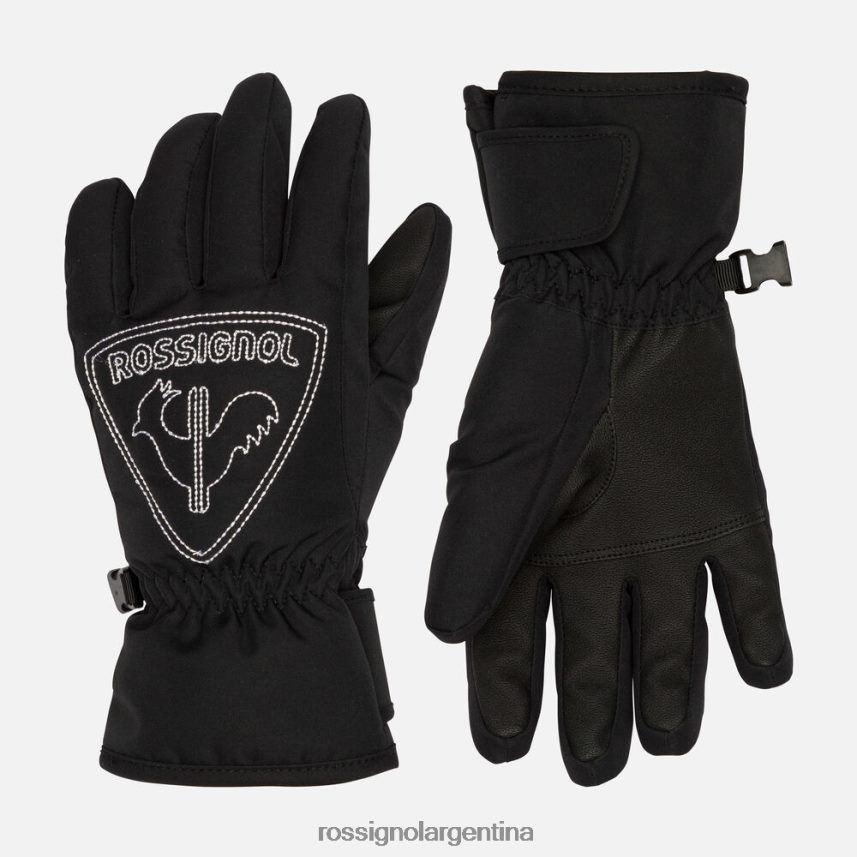 Rossignol jóvenes guantes de gallo 82LVV61205 negro accesorios