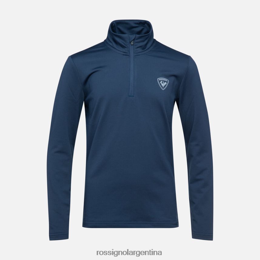 Rossignol Niños top de polar elástico con media cremallera 82LVV61235 azul marino oscuro tapas