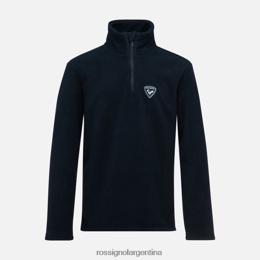 Rossignol Niños top polar con media cremallera 82LVV61142 negro tapas