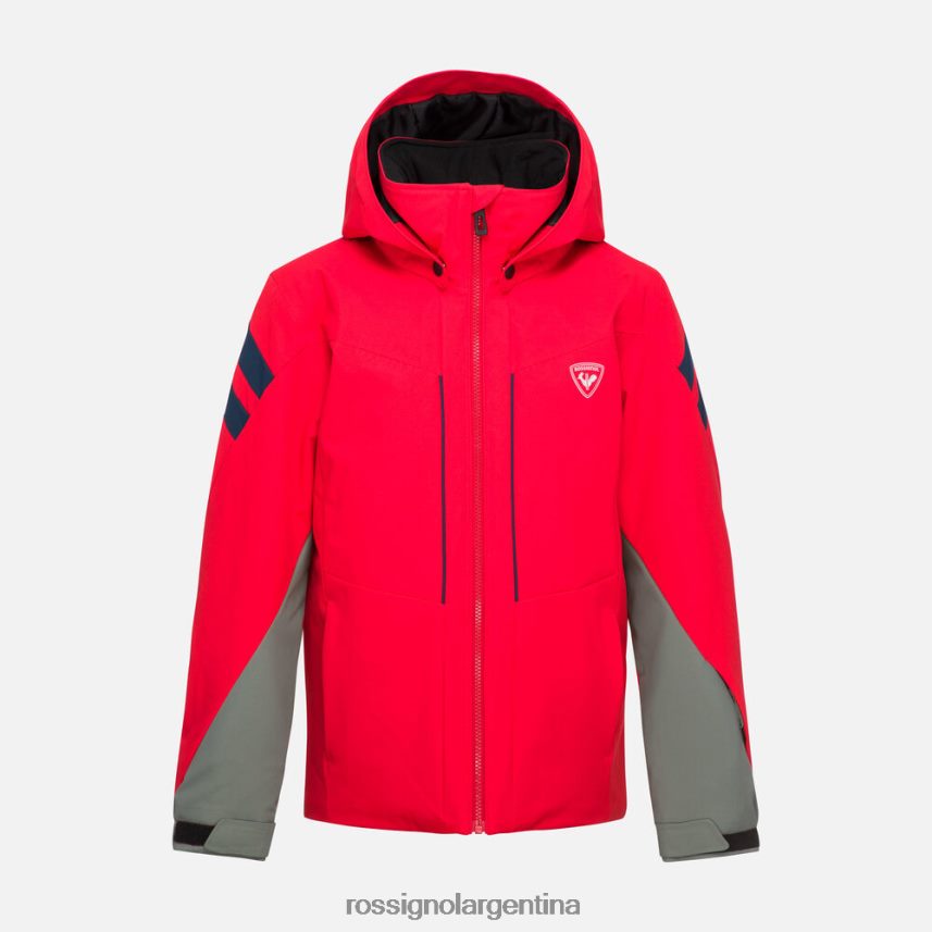 Rossignol Niños chaqueta de esquí 82LVV61234 deportes rojo tapas